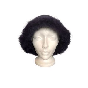 Rabbit hair / angora bucket hat
